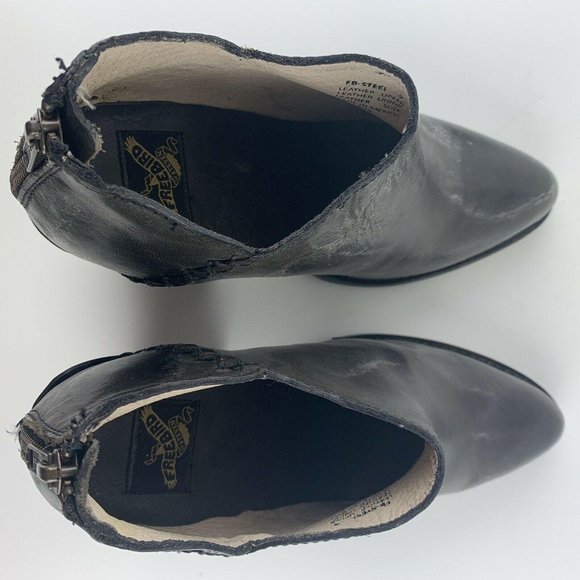 Freebird by Steven Size 9 Womens Steel High Heels - Picture 9 of 12